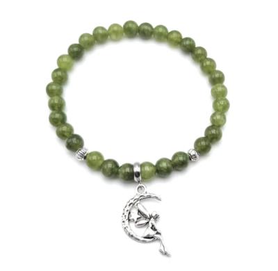Bracelet  Jade Émeraude Fée 