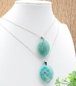 Pendentif Amazonite  (avec bélière)