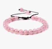 Bracelet  Shamballa Quartz Rose 