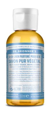 Savon pur végétal sans parfum liquide bébés & mamans (60 ml)