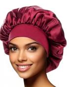 Bonnet Satin Rouge Bordeaux 