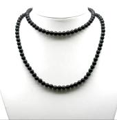 Collier Sautoir Obsidienne Céleste (75 cm)