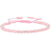 Bracelet  Shamballa Quartz Rose 