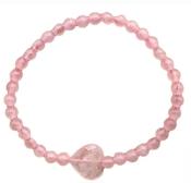 Bracelet  Coeur Enfants Quartz Rose 