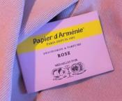 Encens Papier d’Arménie  Rose