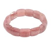 Bracelet Sublime en Quartz Fraise 