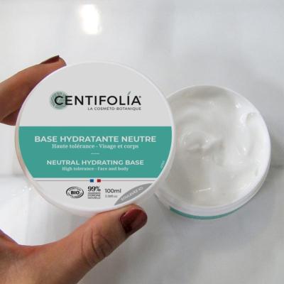 Crème base hydratante neutre Bio 