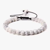 Bracelet  Shamballa  Howlite 
