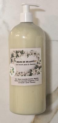 Gel lavant Reine de Beauté Jasmin  (visage cheveux & corps) 1 litre