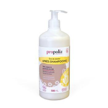 Après shampoing certifié Bio Miel Argan & protéines de Blé (500ml)