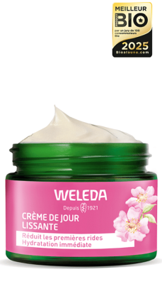 Crème Weleda Jour lissante Rose musquée/Thé blanc 