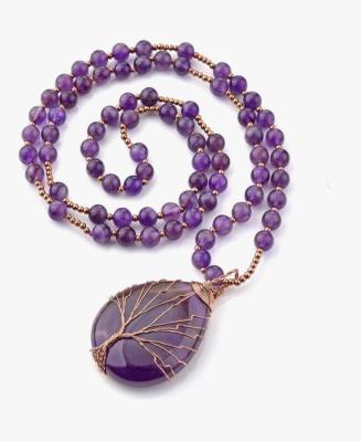 Collier Artisanal  Améthyste 